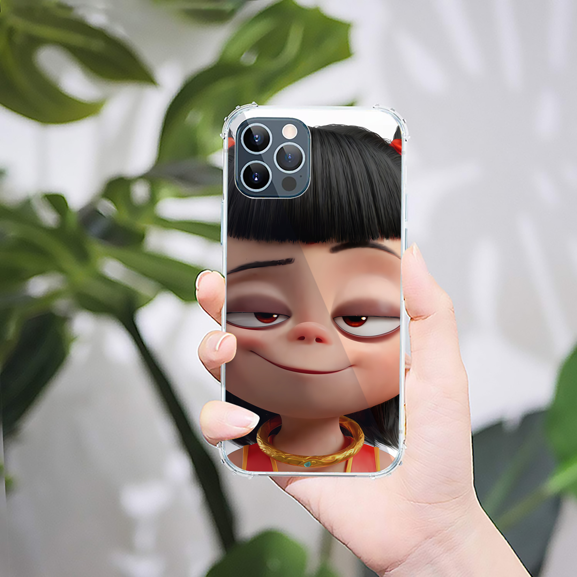 （画像用） Ne Zha 2 ナタ 魔童の大暴れ 【iPhone 12シリーズ対応】透明スマホケース（クリアソフトケース）